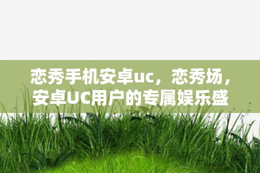 恋秀手机安卓uc，恋秀场，安卓UC用户的专属娱乐盛宴