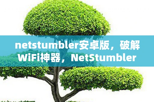 netstumbler安卓版，破解WiFi神器，NetStumbler中文版使用指南