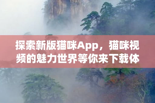 猫咪视频的魅力世界等你来下载体验图片