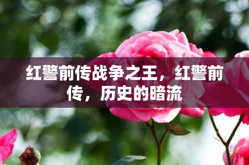 红警前传战争之王，红警前传，历史的暗流