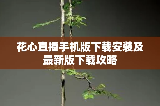 花心直播手机版下载安装及最新版下载攻略图片