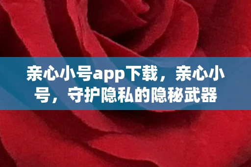 亲心小号app下载，亲心小号，守护隐私的隐秘武器