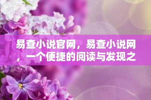 易查小说官网,易查小说网,一个便捷的阅读与发现之旅 易查小说官网,易查小说网,一个便捷的阅读与发现之旅