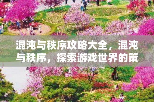 混沌与秩序攻略大全,混沌与秩序,探索游戏世界的策略与技巧 混沌与秩序攻略大全,混沌与秩序,探索游戏世界的策略与技巧