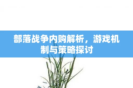 游戏机制与策略探讨图片