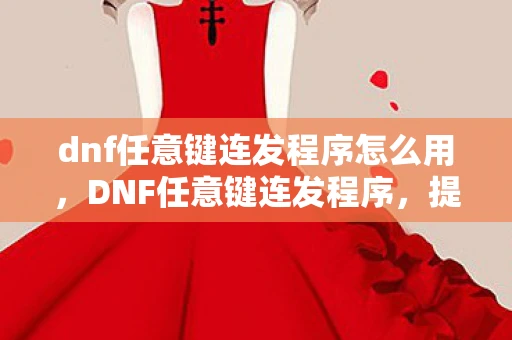 dnf任意键连发程序怎么用，DNF任意键连发程序，提升游戏效率与体验