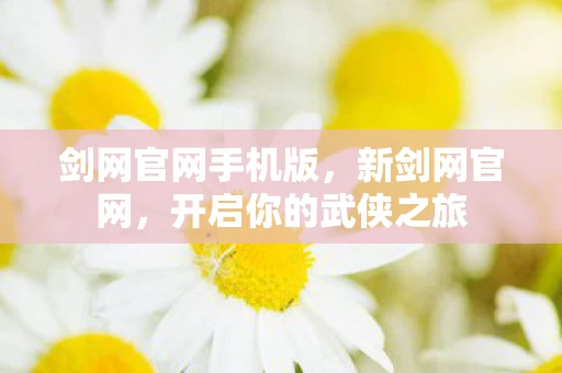 剑网官网手机版，新剑网官网，开启你的武侠之旅