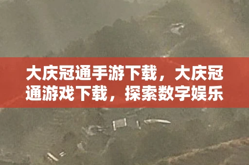 大庆冠通手游下载，大庆冠通游戏下载，探索数字娱乐的新世界