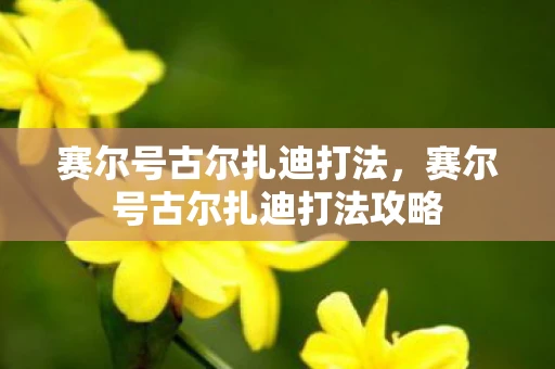 赛尔号古尔扎迪打法，赛尔号古尔扎迪打法攻略