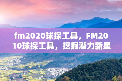 fm2020球探工具，FM2010球探工具，挖掘潜力新星，打造梦幻阵容