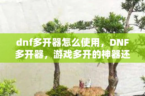 dnf多开器怎么使用,DNF多开器,游戏多开的神器还是作弊的利器? dnf多开器怎么使用,DNF多开器,游戏多开的神器还是作弊的利器?
