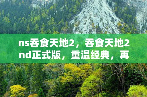 ns吞食天地2，吞食天地2nd正式版，重温经典，再续传奇