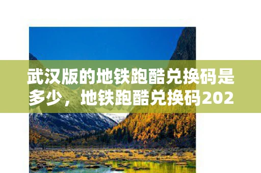 武汉版的地铁跑酷兑换码是多少，地铁跑酷兑换码2022武汉，解锁城市特色，畅游江城新风貌