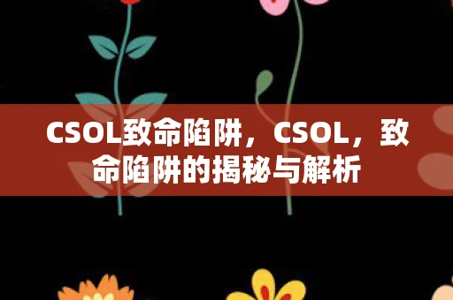 CSOL致命陷阱，CSOL，致命陷阱的揭秘与解析