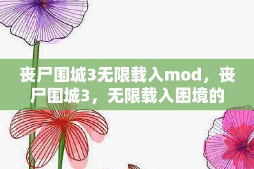 丧尸围城3无限载入mod,丧尸围城3,无限载入困境的解析与解决 丧尸围城3无限载入mod,丧尸围城3,无限载入困境的解析与解决