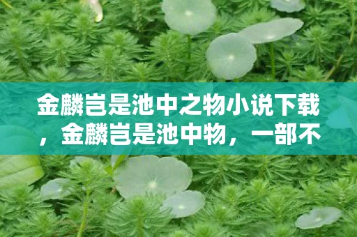 金麟岂是池中之物小说下载,金麟岂是池中物,一部不可错过的经典之作 金麟岂是池中之物小说下载,金麟岂是池中物,一部不可错过的经典之作