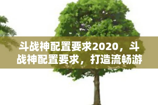 斗战神配置要求2020，斗战神配置要求，打造流畅游戏体验的硬件指南