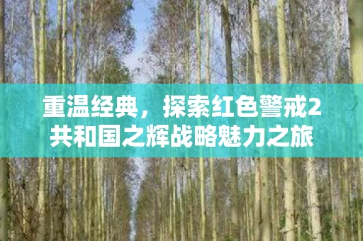 探索红色警戒2共和国之辉战略魅力之旅图片