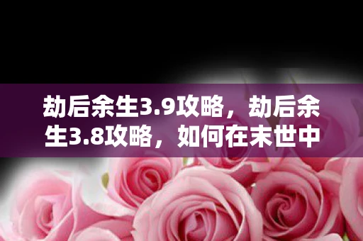 劫后余生3.9攻略，劫后余生3.8攻略，如何在末世中生存并重建家园