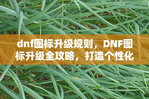 dnf图标升级规则,DNF图标升级全攻略,打造个性化游戏世界 dnf图标升级规则,DNF图标升级全攻略,打造个性化游戏世界