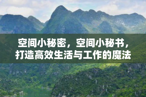 空间小秘密，空间小秘书，打造高效生活与工作的魔法钥匙