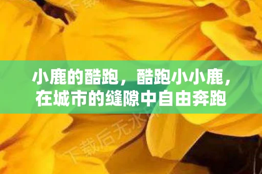 小鹿的酷跑,酷跑小小鹿,在城市的缝隙中自由奔跑 小鹿的酷跑,酷跑小小鹿,在城市的缝隙中自由奔跑