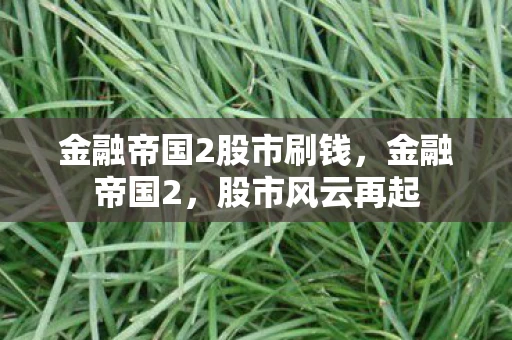 金融帝国2股市刷钱，金融帝国2，股市风云再起