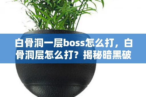 白骨洞一层boss怎么打，白骨洞层怎么打？揭秘暗黑破坏神，不朽中的挑战