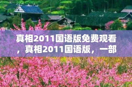 真相2011国语版免费观看，真相2011国语版，一部揭示社会阴暗面的力作