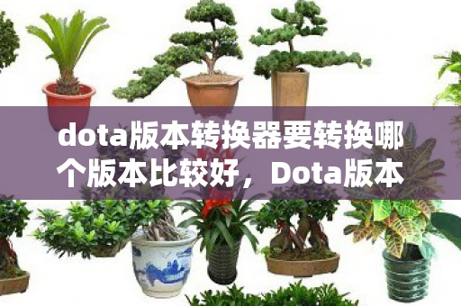dota版本转换器要转换哪个版本比较好，Dota版本转换器，解锁经典游戏的无限可能