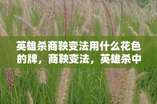 英雄杀商鞅变法用什么花色的牌，商鞅变法，英雄杀中的策略与智慧