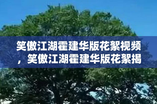 笑傲江湖霍建华版花絮视频，笑傲江湖霍建华版花絮揭秘，经典再现的幕后故事