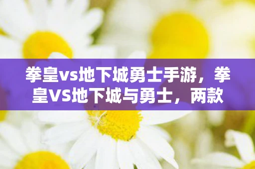 拳皇vs地下城勇士手游，拳皇VS地下城与勇士，两款经典格斗游戏的较量