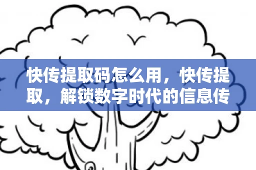快传提取码怎么用，快传提取，解锁数字时代的信息传递新方式