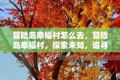 冒险岛幸福村怎么去，冒险岛幸福村，探索未知，追寻幸福