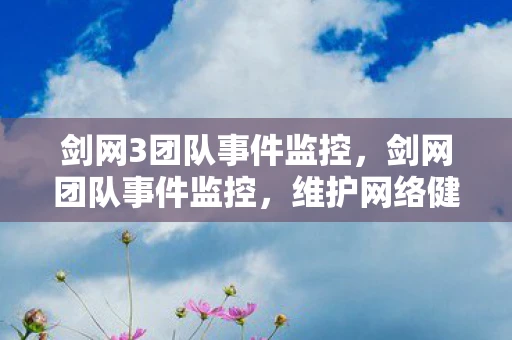 剑网3团队事件监控，剑网团队事件监控，维护网络健康的必要手段