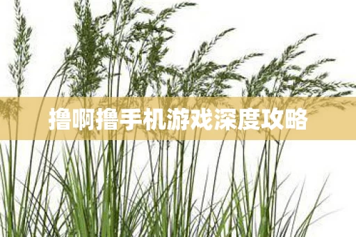 撸啊撸手机游戏深度攻略图片
