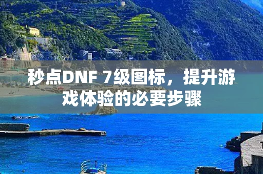 提升游戏体验的必要步骤图片