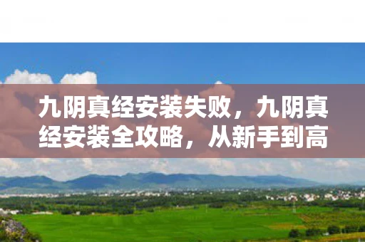 九阴真经安装失败，九阴真经安装全攻略，从新手到高手的详细指南