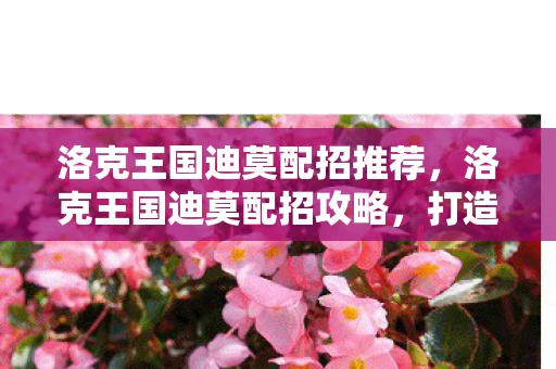 洛克王国迪莫配招推荐,洛克王国迪莫配招攻略,打造最强宠物阵容 洛克王国迪莫配招推荐,洛克王国迪莫配招攻略,打造最强宠物阵容