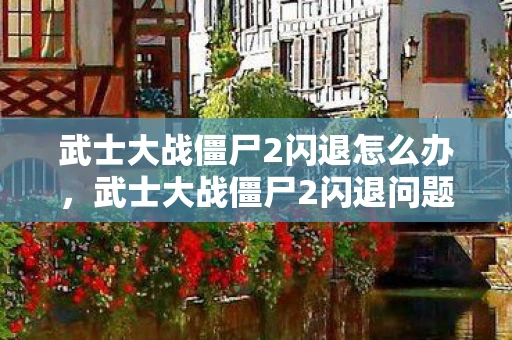武士大战僵尸2闪退怎么办，武士大战僵尸2闪退问题解决方案