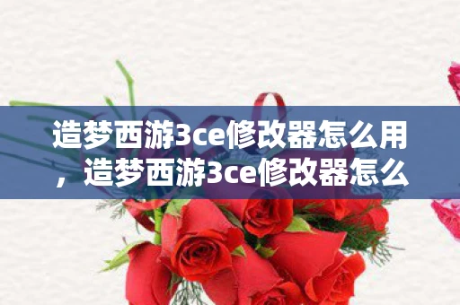 造梦西游3ce修改器怎么用，造梦西游3ce修改器怎么用