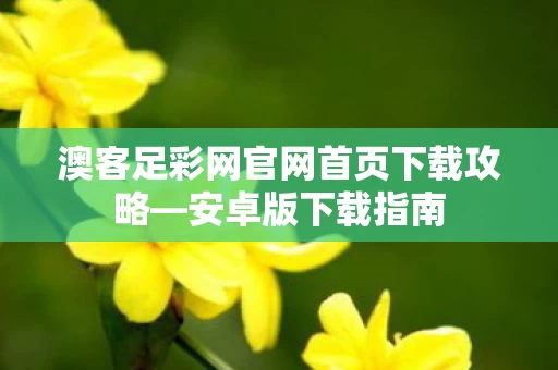 澳客足彩网官网首页下载攻略图片