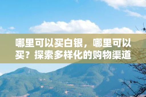 哪里可以买白银,哪里可以买?探索多样化的购物渠道与平台 哪里可以买白银,哪里可以买?探索多样化的购物渠道与平台