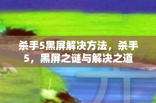杀手5黑屏解决方法,杀手5,黑屏之谜与解决之道 杀手5黑屏解决方法,杀手5,黑屏之谜与解决之道
