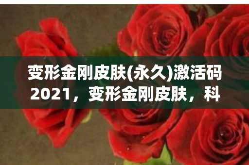 变形金刚皮肤(永久)激活码2021，变形金刚皮肤，科技与美学的完美融合
