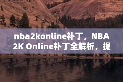 nba2konline补丁，NBA2K Online补丁全解析，提升游戏乐趣与竞技水平的神器
