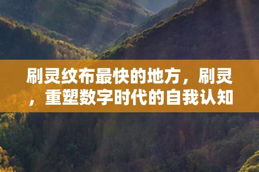 刷灵纹布最快的地方，刷灵，重塑数字时代的自我认知