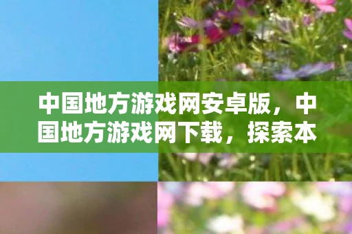 中国地方游戏网安卓版，中国地方游戏网下载，探索本土游戏文化的深度之旅