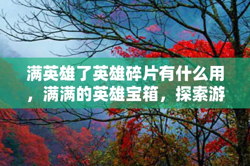 满英雄了英雄碎片有什么用，满满的英雄宝箱，探索游戏与现实的交汇点